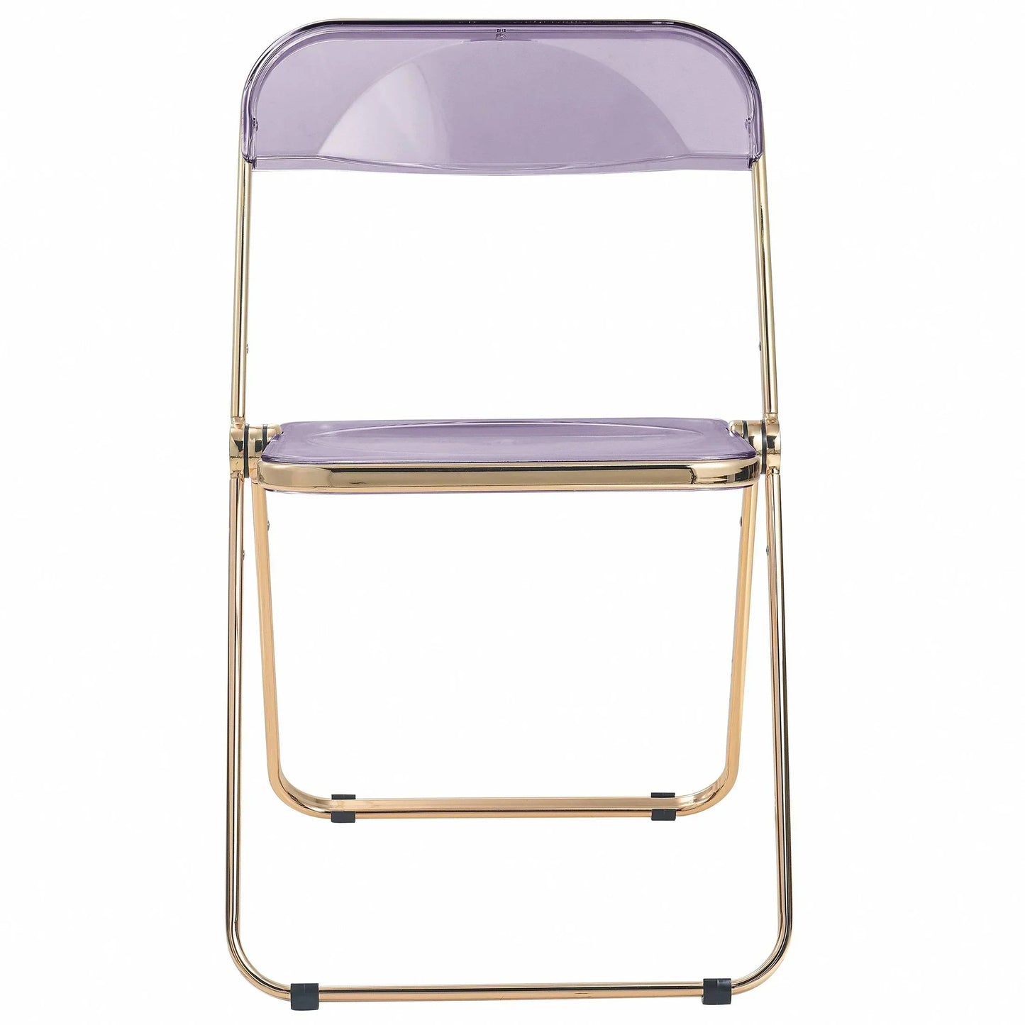 Lawrence Acrylic Folding Chair With Metal Frame - Elax Furniture