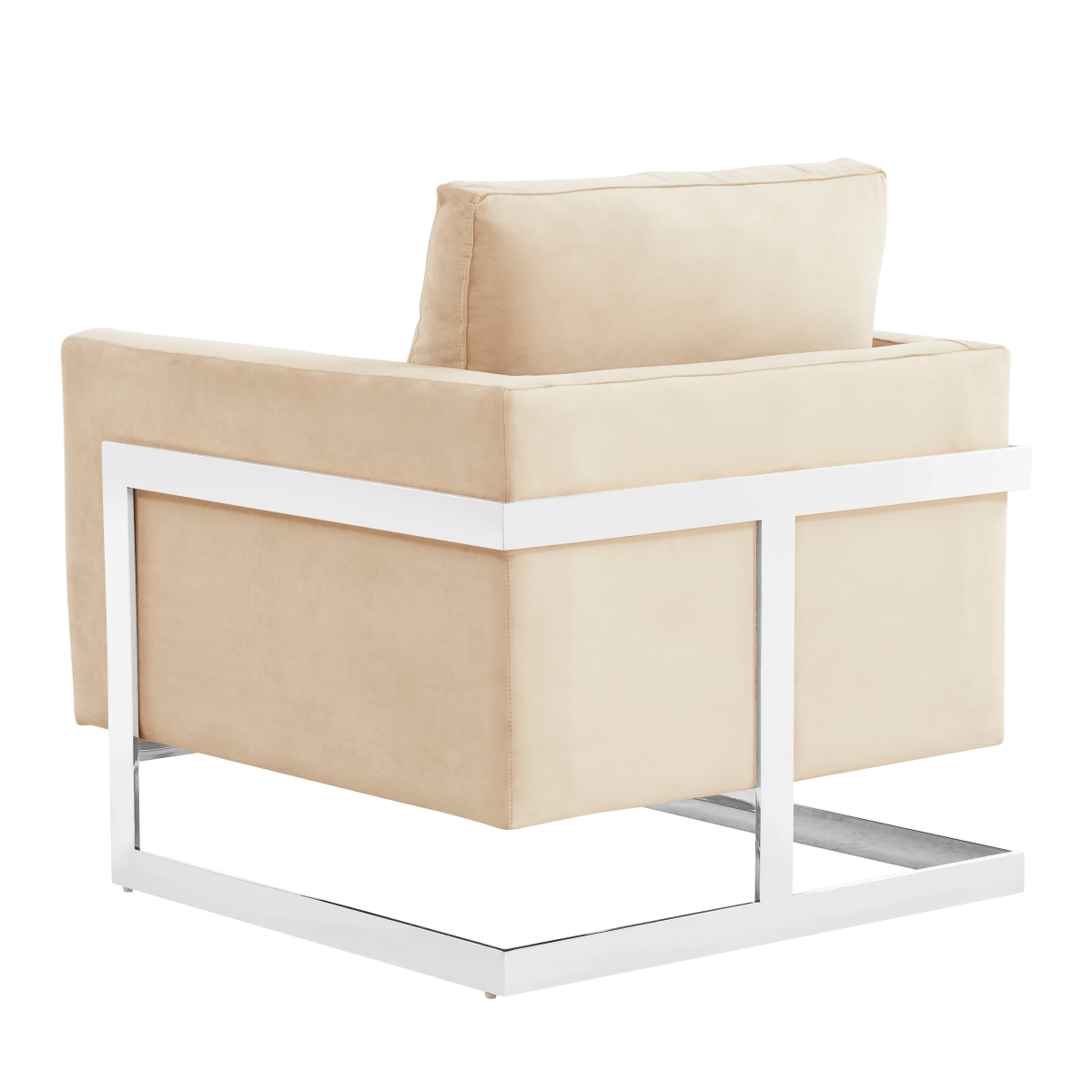 Lincoln Modern Upholstered in Fabric Single Seater Sofa With Gold/Black/White Metal Frame Leather Black Brown Sofa Leisuremod