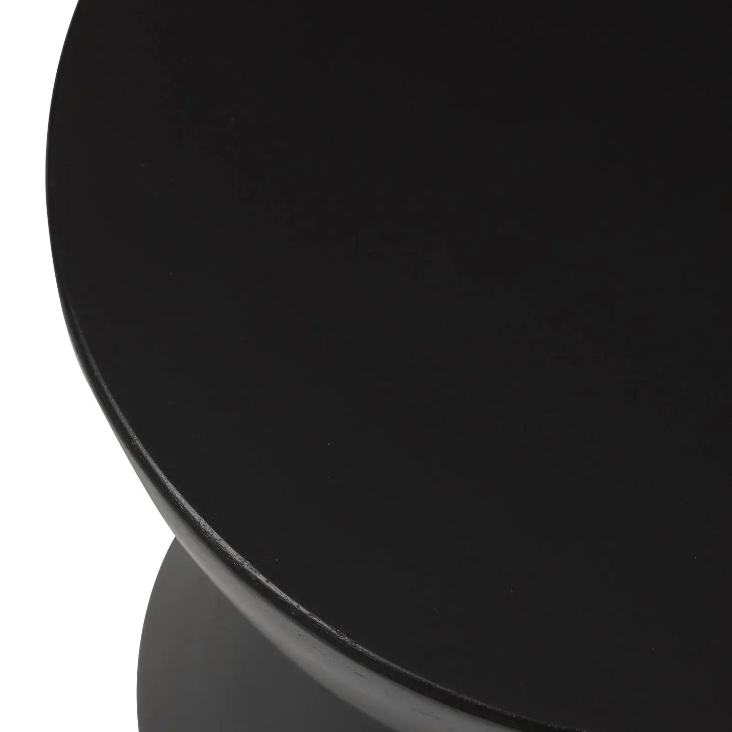 LeisureMod Loft Collection Fiberglass Outdoor Side Table in Moss Grey - Elax Furniture