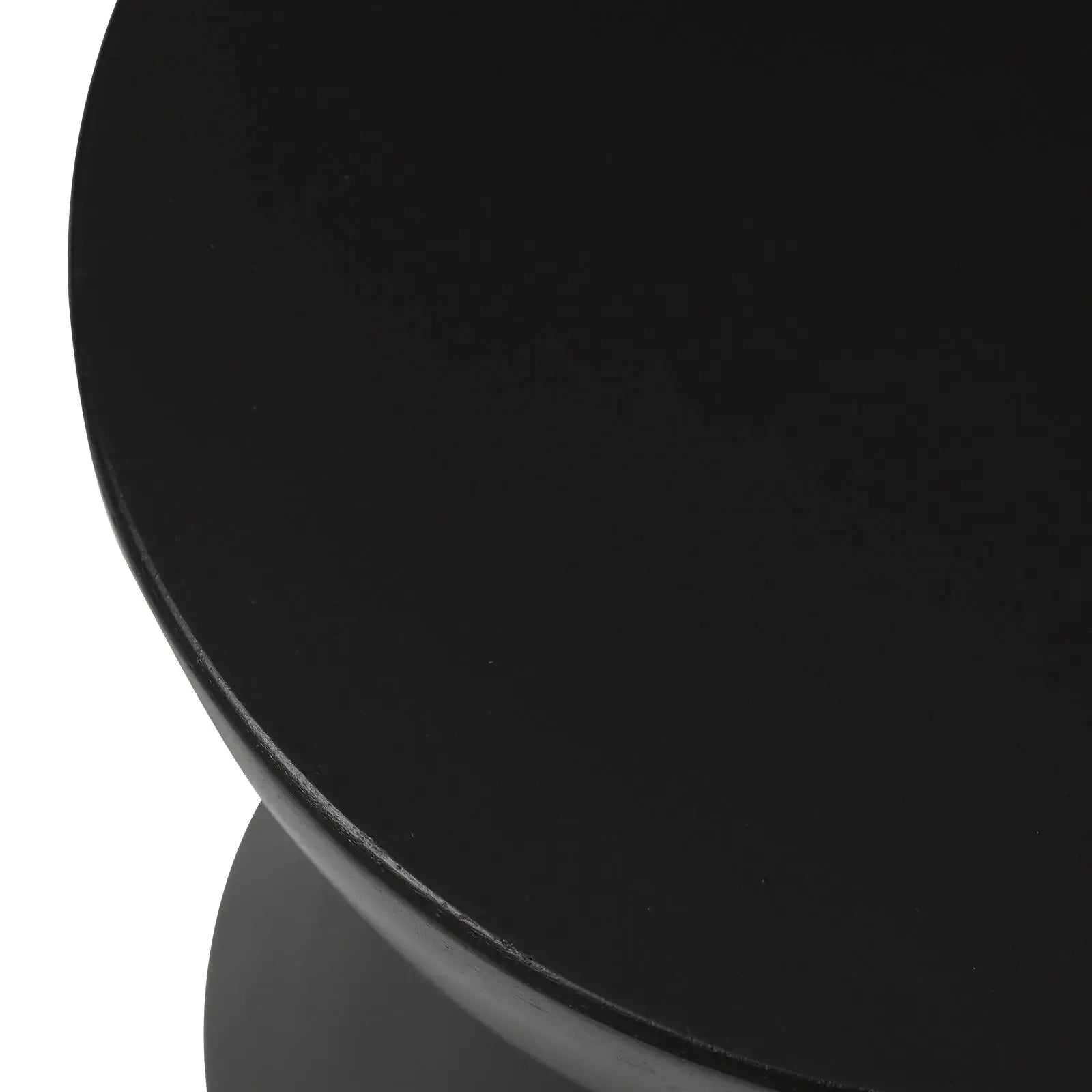 LeisureMod Loft Collection Fiberglass Outdoor Side Table in Moss Grey - Elax Furniture