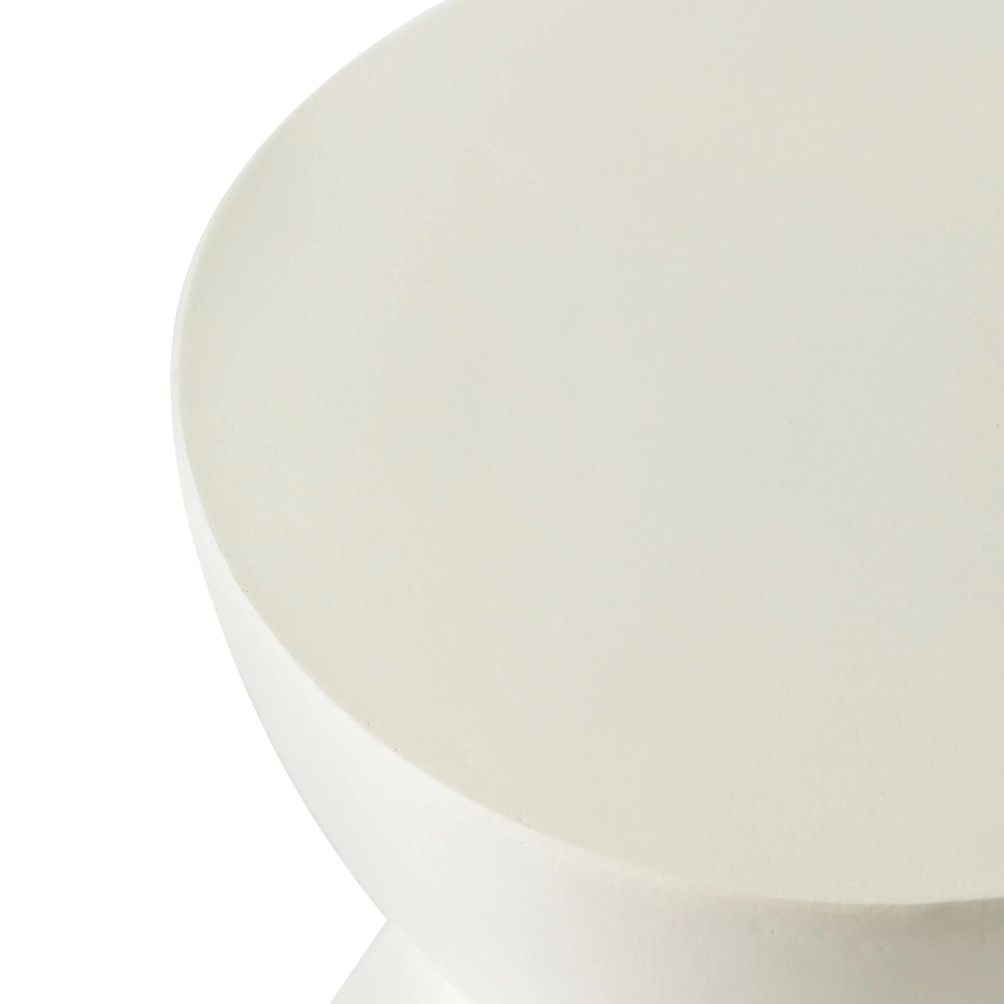 LeisureMod Loft Collection Fiberglass Outdoor Side Table in Moss Grey - Elax Furniture