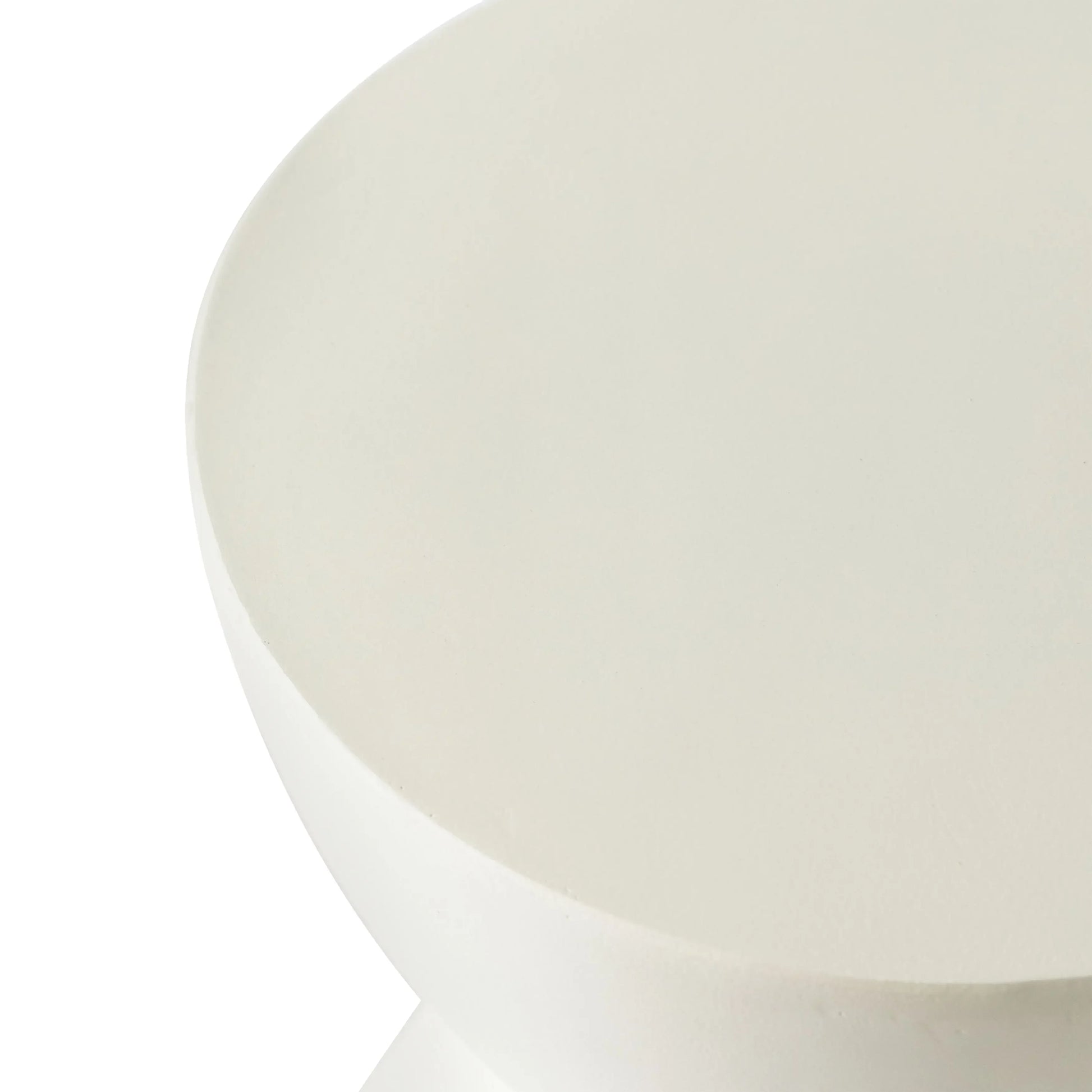 LeisureMod Loft Collection Fiberglass Outdoor Side Table in Moss Grey - Elax Furniture