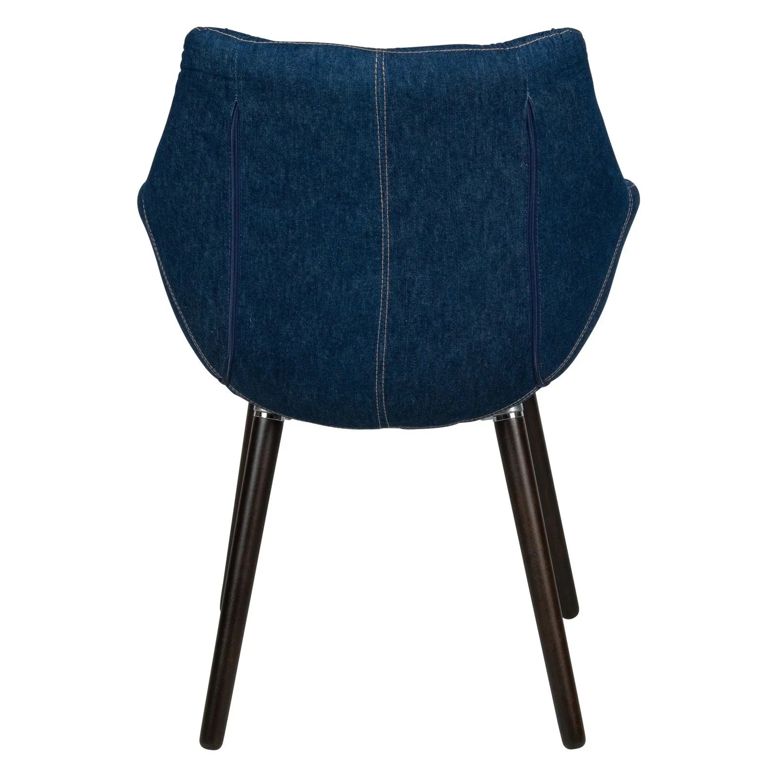 Milburn Modern Tufted Denim Lounge Accent Armchair - Elax Furniture