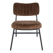 Marilane Upholstered Velvet Accent Chair With Metal Frame - Elax Furniture
