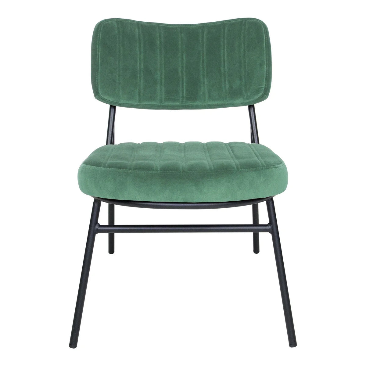 Marilane Upholstered Velvet Accent Chair With Metal Frame - Elax Furniture