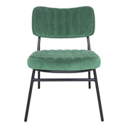 Marilane Upholstered Velvet Accent Chair With Metal Frame - Elax Furniture