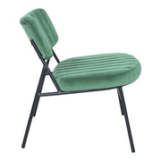 Marilane Upholstered Velvet Accent Chair With Metal Frame - Elax Furniture
