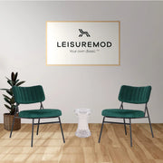 Marilane Upholstered Velvet Accent Chair With Metal Frame - Elax Furniture