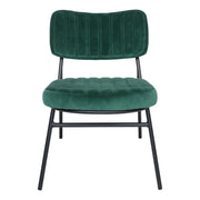 Marilane Upholstered Velvet Accent Chair With Metal Frame - Elax Furniture