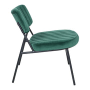 Marilane Upholstered Velvet Accent Chair With Metal Frame - Elax Furniture