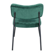 Marilane Upholstered Velvet Accent Chair With Metal Frame - Elax Furniture