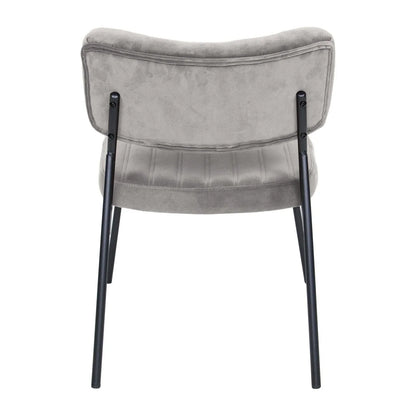 Marilane Upholstered Velvet Accent Chair With Metal Frame - Elax Furniture