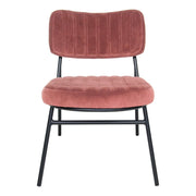 Marilane Upholstered Velvet Accent Chair With Metal Frame - Elax Furniture