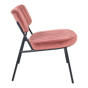 Marilane Upholstered Velvet Accent Chair With Metal Frame - Elax Furniture