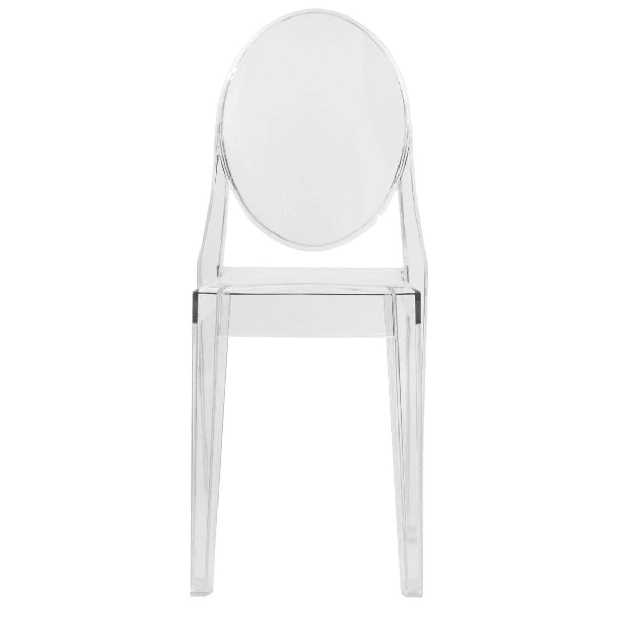 Marion Modern Transparent Acrylic Dining Chair Clear Dining Chair Leisuremod