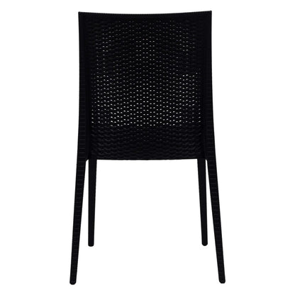 Mace Patio Outdoor Dining Chair with Weave Design in Polypropylene - Elax Furniture
