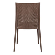 Mace Mid-Century 7-Piece Outdoor Dining Set: 4 Side Chairs & 2 Armchairs - Elax Furniture