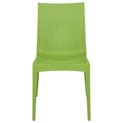 Mace Patio Outdoor Dining Chair with Weave Design in Polypropylene - Elax Furniture