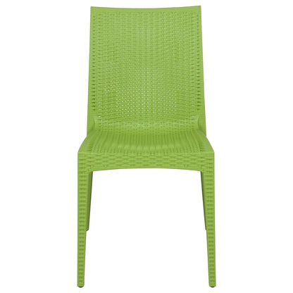 Mace Patio Outdoor Dining Chair with Weave Design in Polypropylene - Elax Furniture