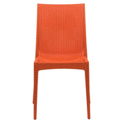 Mace Patio Outdoor Dining Chair with Weave Design in Polypropylene - Elax Furniture