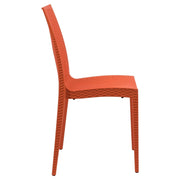 Mace Patio Outdoor Dining Chair with Weave Design in Polypropylene - Elax Furniture
