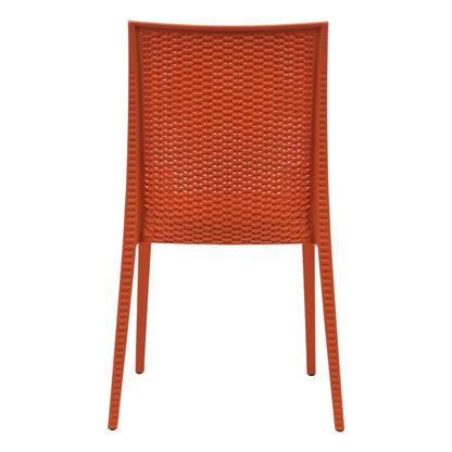 Mace Patio Outdoor Dining Chair with Weave Design in Polypropylene - Elax Furniture