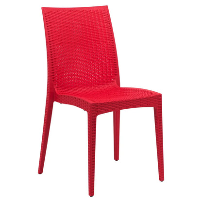 Mace Patio Outdoor Dining Chair with Weave Design in Polypropylene - Elax Furniture