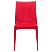 Mace Patio Outdoor Dining Chair with Weave Design in Polypropylene - Elax Furniture