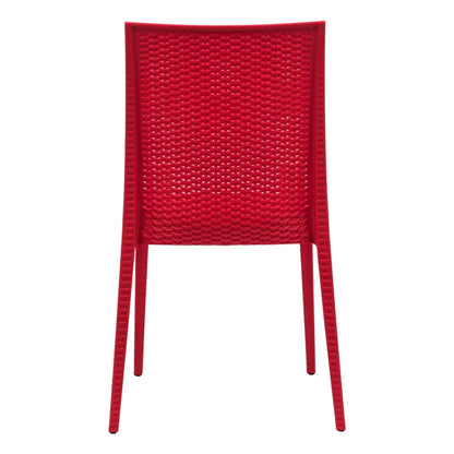 Mace Patio Outdoor Dining Chair with Weave Design in Polypropylene - Elax Furniture
