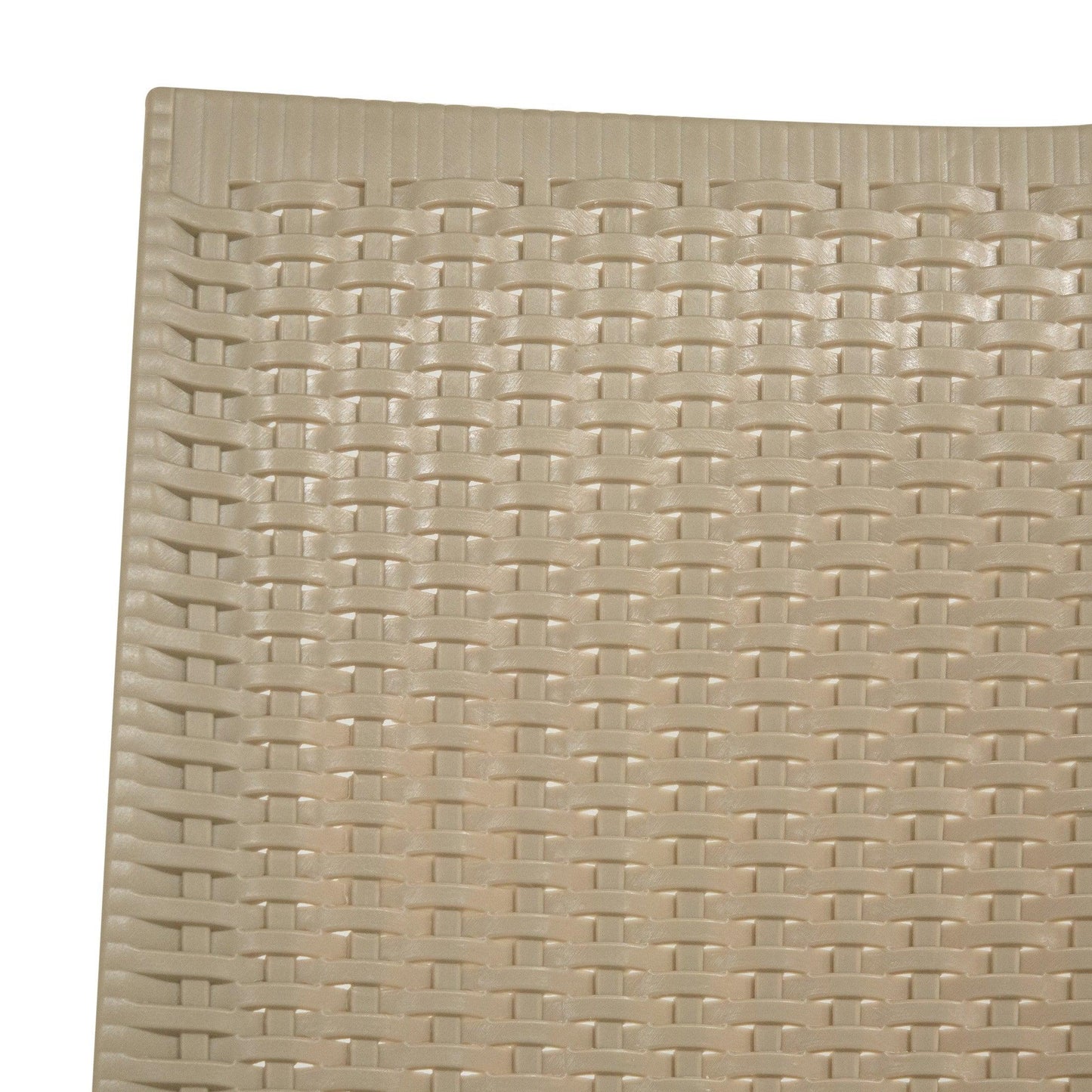 Mace Patio Outdoor Dining Chair with Weave Design in Polypropylene Set of 4 - Elax Furniture