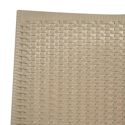 Mace Patio Outdoor Dining Chair with Weave Design in Polypropylene Set of 4 - Elax Furniture