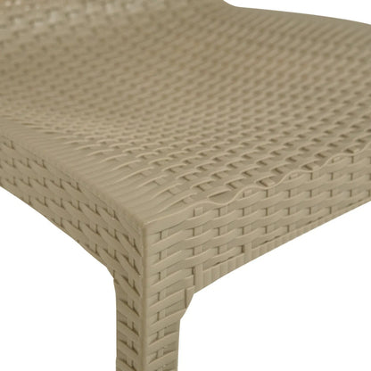 Mace Patio Outdoor Dining Chair with Weave Design in Polypropylene - Elax Furniture
