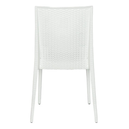 Mace Patio Outdoor Dining Chair with Weave Design in Polypropylene Set of 2 - Elax Furniture