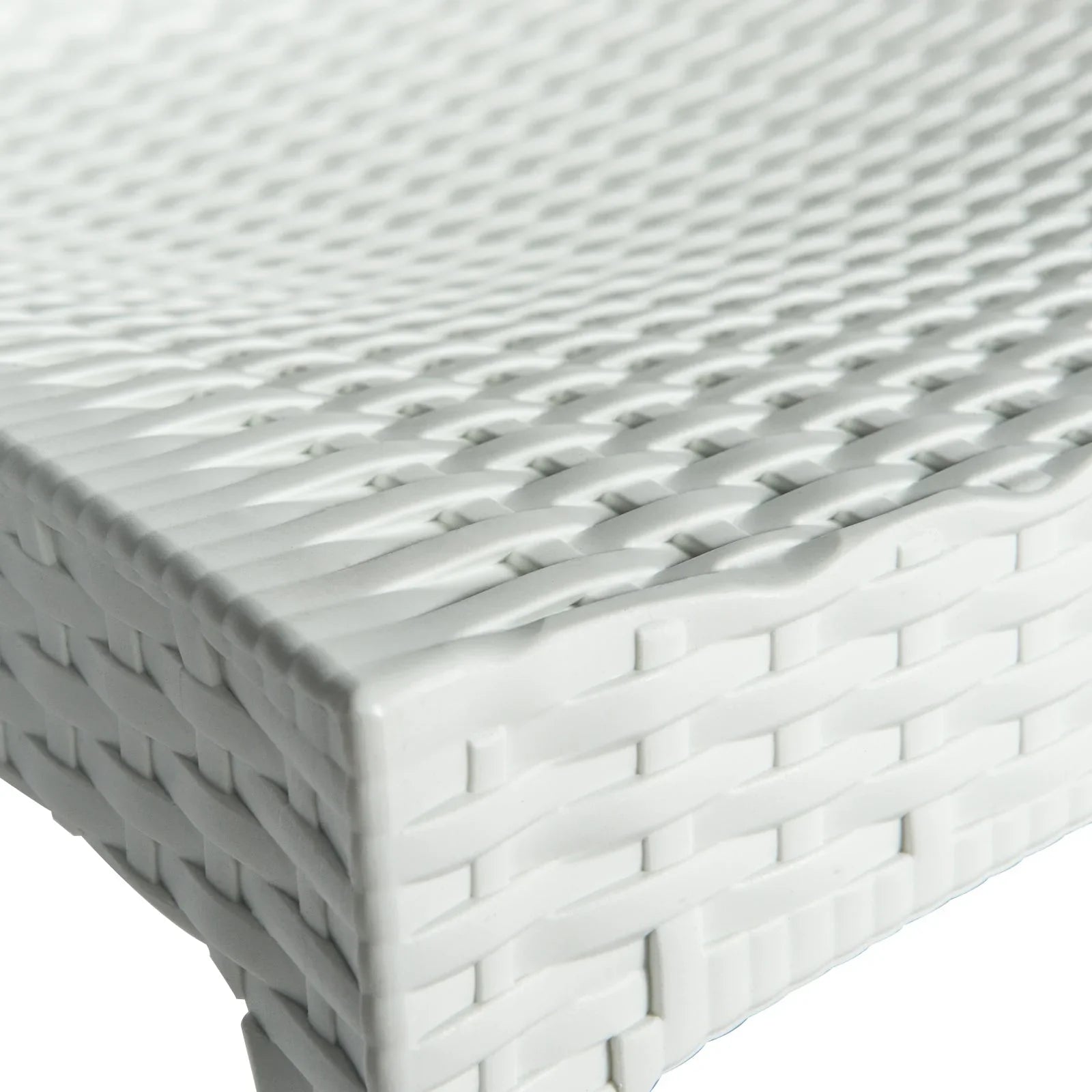 Mace Patio Outdoor Dining Chair with Weave Design in Polypropylene Set of 4 - Elax Furniture