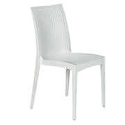 Mace Mid-Century 7-Piece Outdoor Dining Set: 4 Side Chairs & 2 Armchairs - Elax Furniture