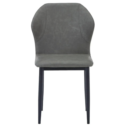 Mosaic Modern Dining Chair Upholstered Fabric Accent Chair with Curved Back