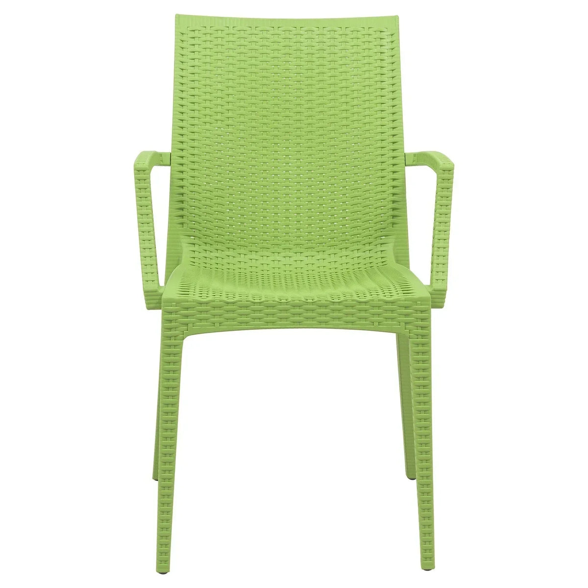 Mace Patio Outdoor Dining Armchair with Weave Design in Polypropylene (Open Box) - Elax Furniture