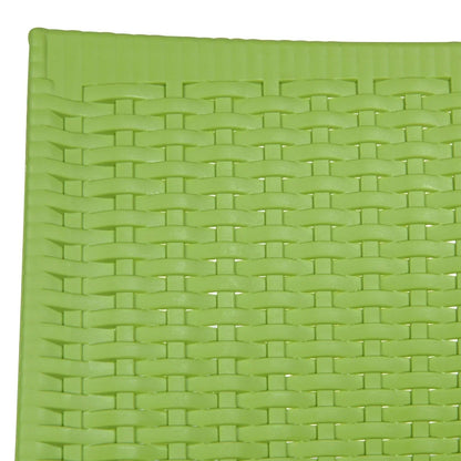 Mace Patio Outdoor Dining Armchair with Weave Design in Polypropylene (Open Box) - Elax Furniture