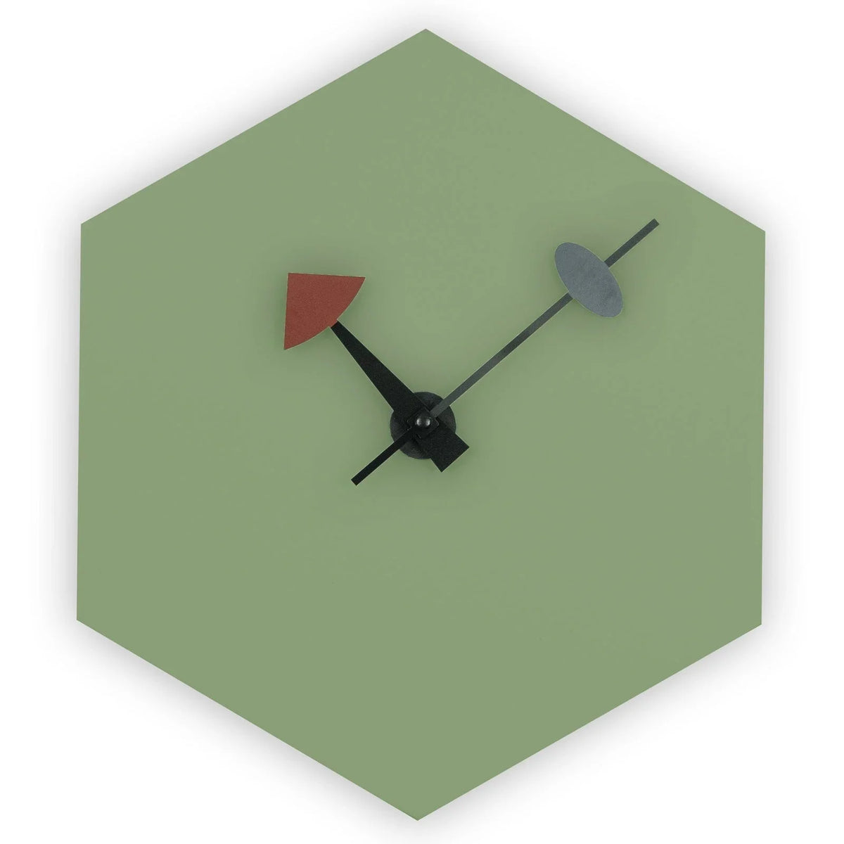 Manchester Modern hexagon Silent Non-Ticking Wall Clock - Elax Furniture