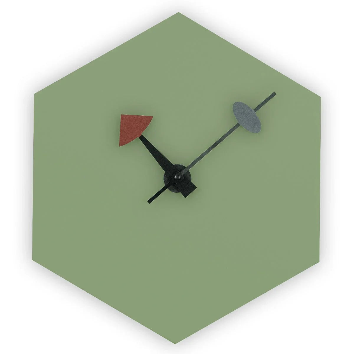 Manchester Modern hexagon Silent Non-Ticking Wall Clock - Elax Furniture