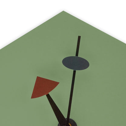 Manchester Modern hexagon Silent Non-Ticking Wall Clock - Elax Furniture