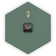 Manchester Modern hexagon Silent Non-Ticking Wall Clock - Elax Furniture