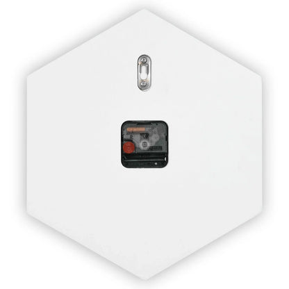 Manchester Modern hexagon Silent Non-Ticking Wall Clock - Elax Furniture