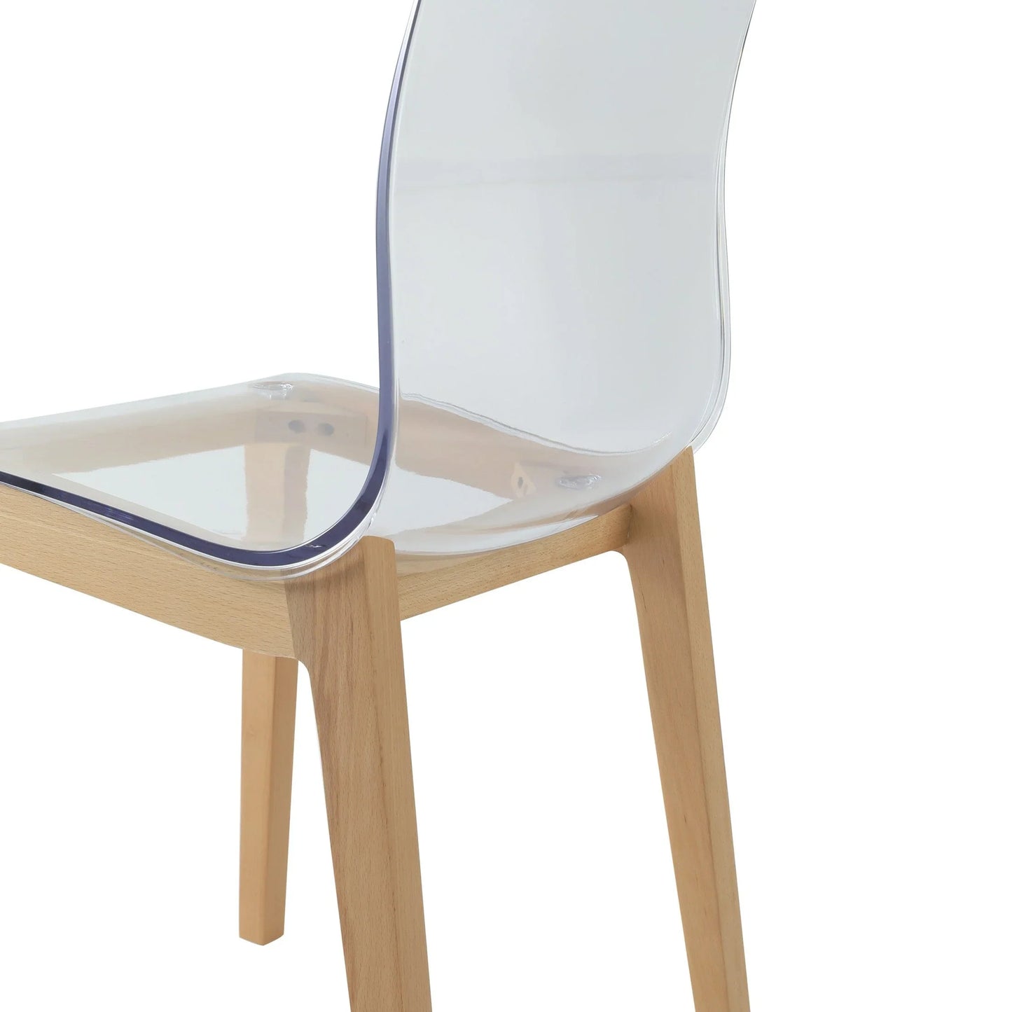 Marsden Modern Dining Side Chair with Beech Wood Legs, Set of 4 - Elax Furniture