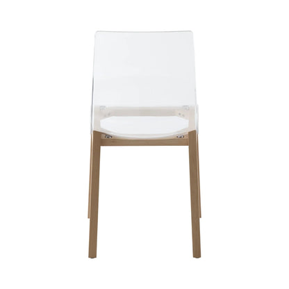 Marsden Modern Dining Side Chair with Beech Wood Legs, Set of 4 - Elax Furniture