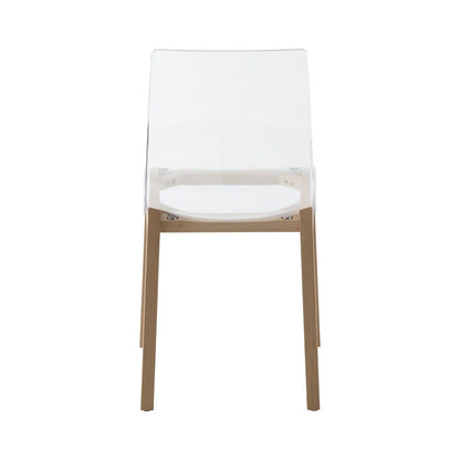 Marsden Modern Dining Side Chair With Beech Wood Legs - Elax Furniture