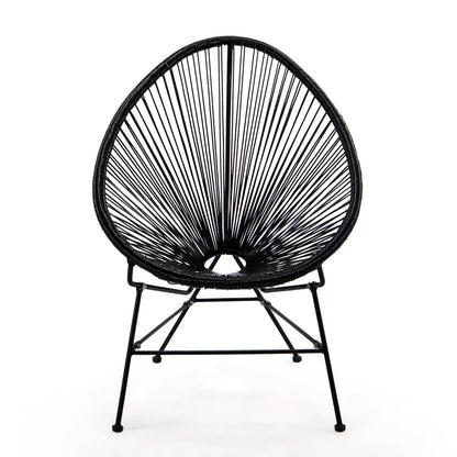 Montara 3 Piece Outdoor Lounge Patio Chairs With Glass Top Table - Elax Furniture