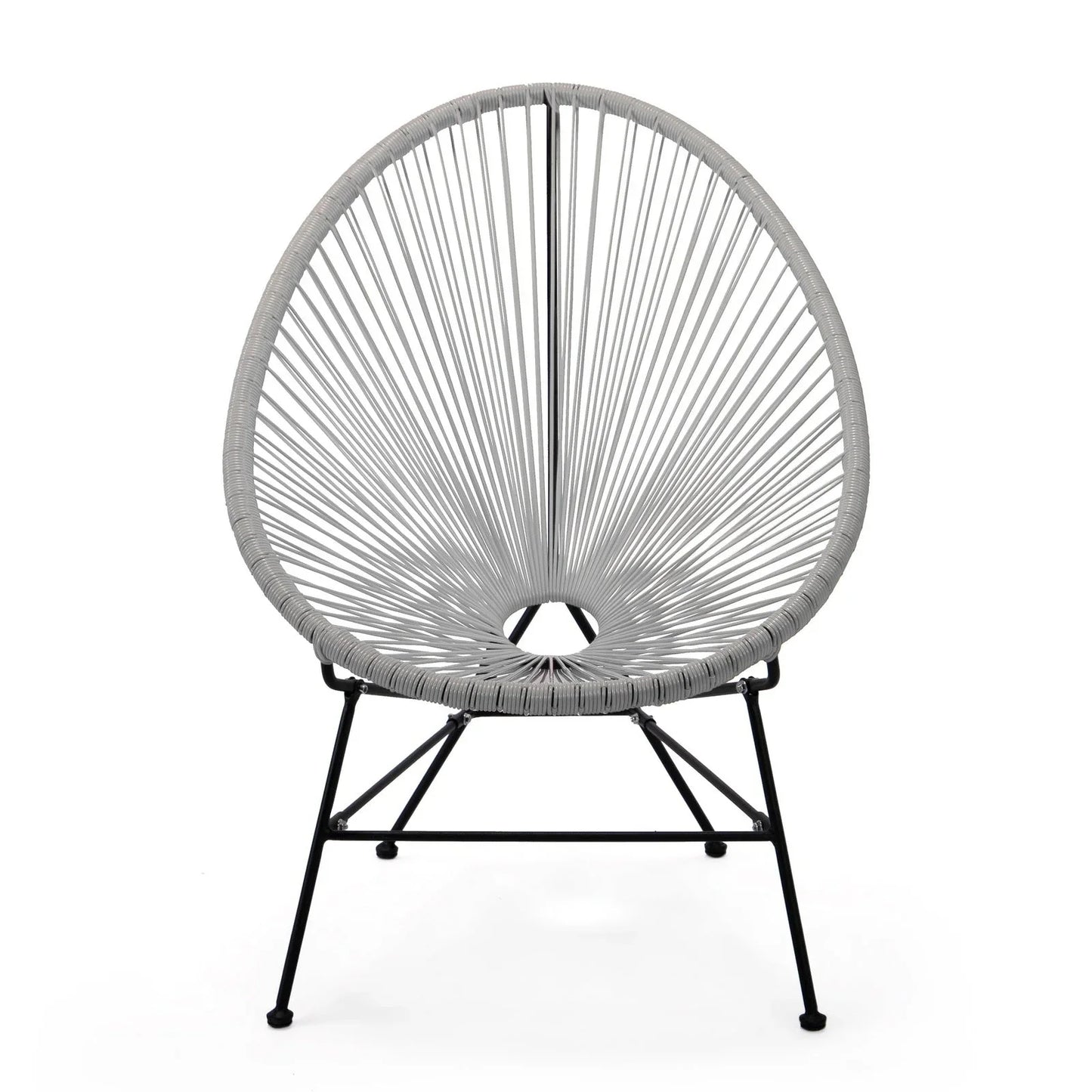 Montara 3 Piece Outdoor Lounge Patio Chairs With Glass Top Table - Elax Furniture