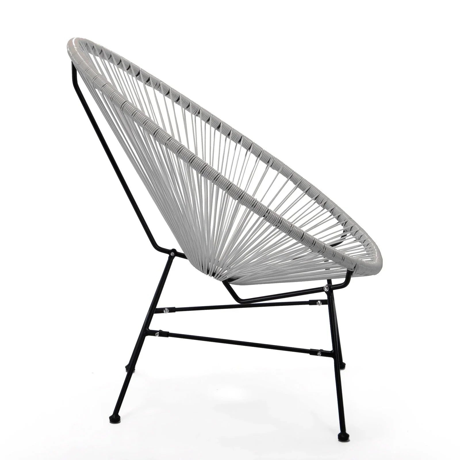 Montara 3 Piece Outdoor Lounge Patio Chairs With Glass Top Table - Elax Furniture