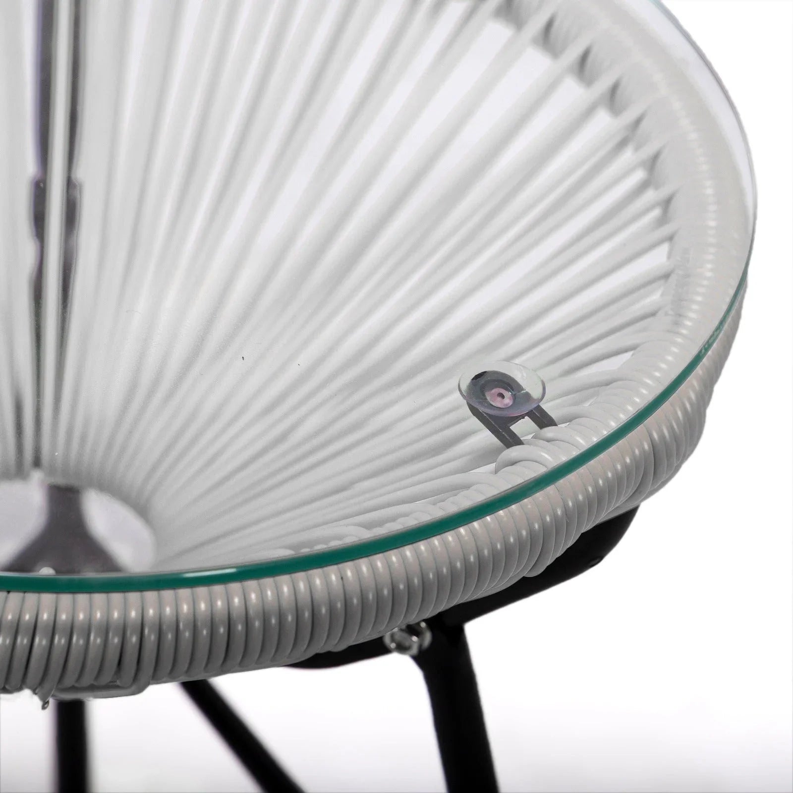 Montara 3 Piece Outdoor Lounge Patio Chairs With Glass Top Table - Elax Furniture